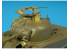 Hauler kit d&#039;amelioration HLX48001 SHERMAN M4 pour kit Tamiya 1/48