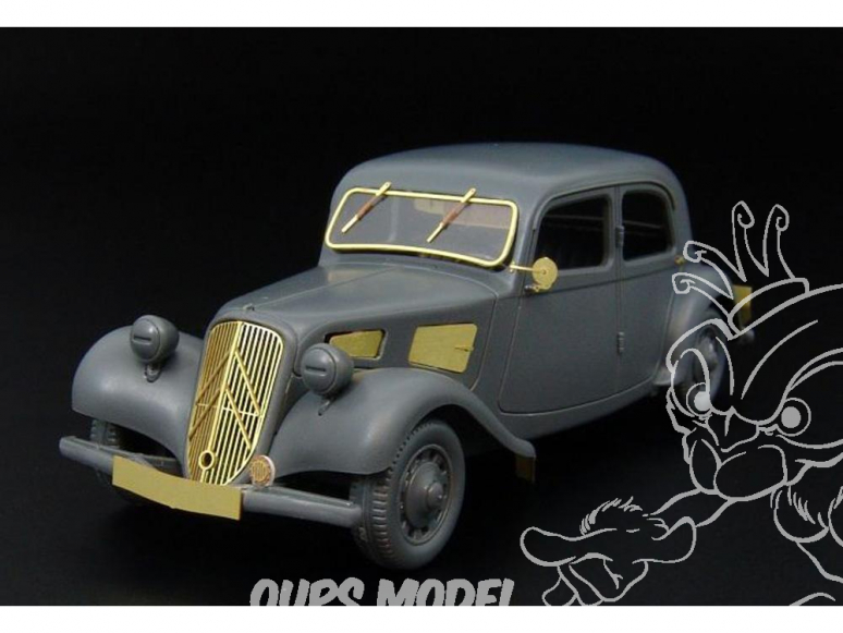 Hauler kit d'amelioration HLX48038 CITROEN 11CV pour kit Tamiya 1/48