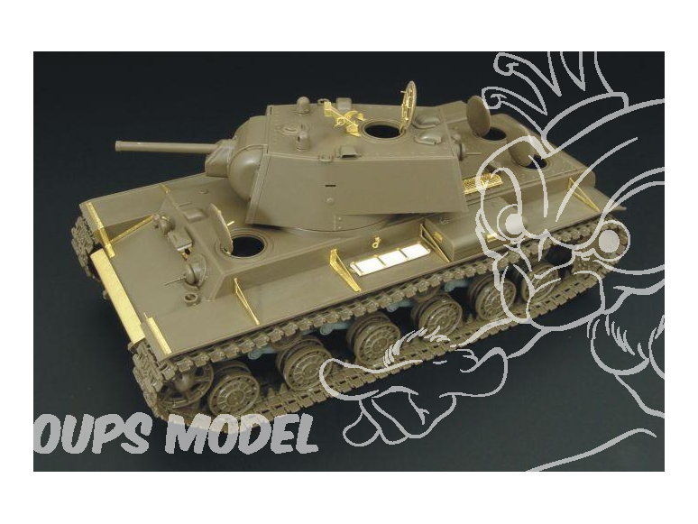 Hauler kit d'amelioration HLX48133 KV-1 pour kit Tamiya 1/48