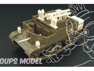 Hauler kit de conversion HLX48143 Panzerjäger Bren 731(e) pour kit Tamiya 1/48