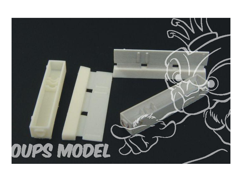 Hauler arme HLX48123 boîtes de munitions pour Jagdpanther / KING TIGER 1/48