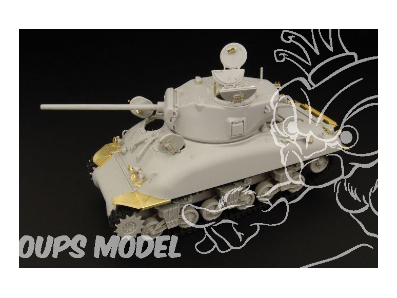 Hauler kit d'amelioration HLX48165 M4A1 (76)W pour kit Hobby Boss 1/48