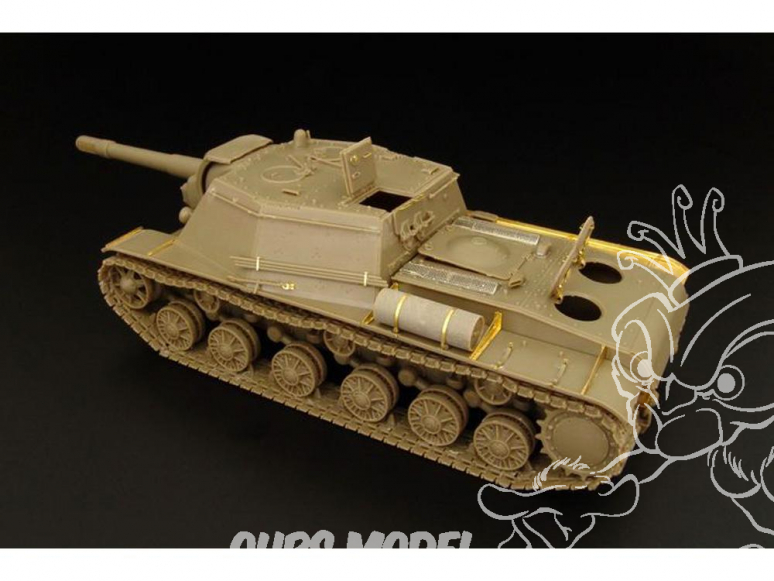 Hauler kit d’amélioration HLX48348 Set de base SU-152 pour kit Bronco 1/48