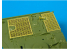 Hauler kit d’amélioration HLX48025 TIGER I EARLY Grilles pour kit Skybow 1/48