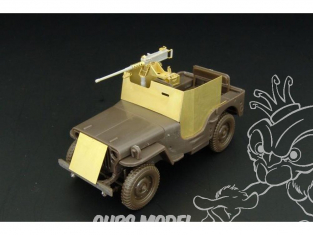 Hauler kit d’amélioration HLX48210 Jeep blindée (82nd Airborne Div.) pour kit Hasegawa 1/48