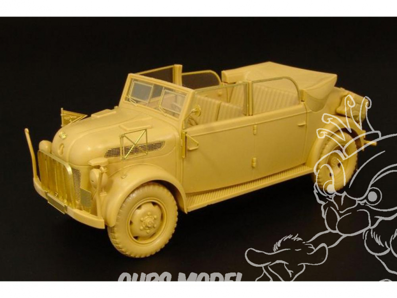 Hauler kit d’amélioration HLX48233 STEYR 1500 KOMMANDEURWAGEN pour kit Tamiya 1/48