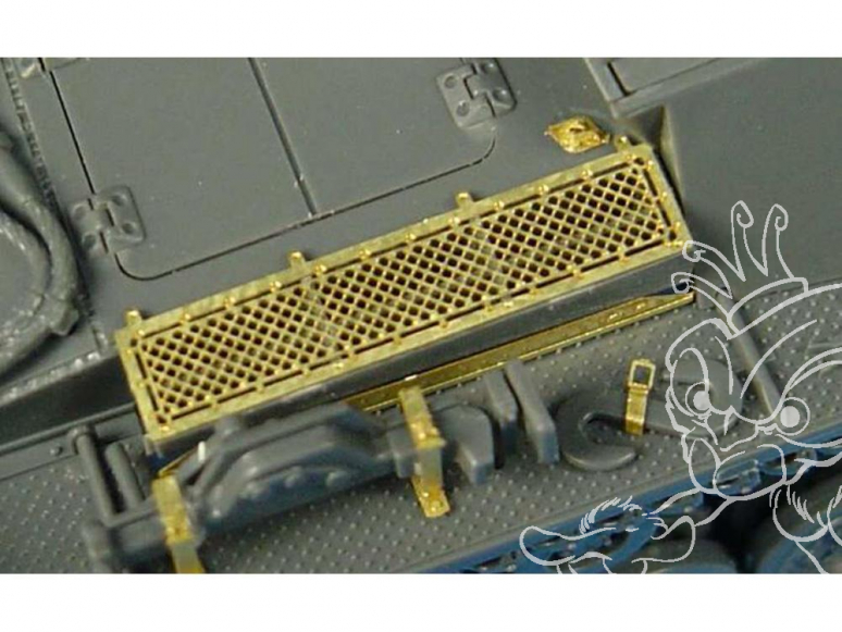 Hauler kit d’amélioration HLX48004 Stug.III ausf.B Grilles pour kit Tamiya 1/48