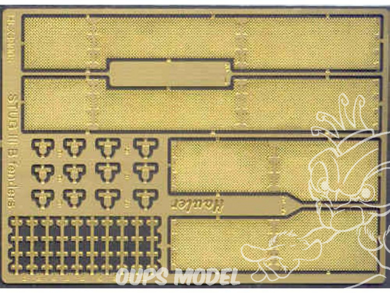 Hauler kit d’amélioration HLX48005 Stug.III ausf.B Ailes pour kit Tamiya 1/48