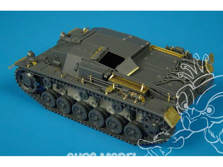 Hauler kit d’amélioration HLX48003 Stug.III ausf.B pour kit Tamiya 1/48