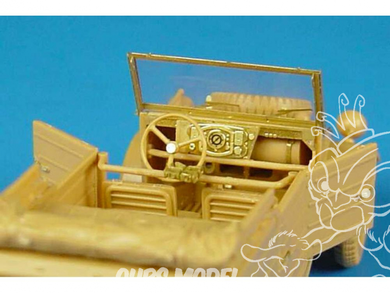 Hauler kit d’amélioration HLX48010 Kubelwagen pour kit Tamiya 1/48