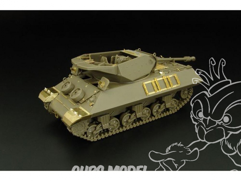 Hauler kit d’amélioration HLX48355 British tank destroyer IIC Achilles pour kit tamiya 1/48