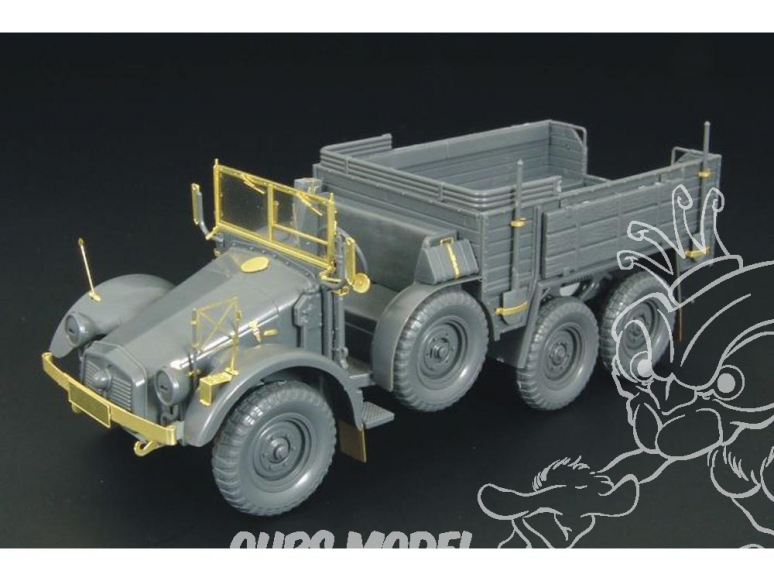 Hauler kit d’amélioration HLX48131 KRUPP PROTZE pour kit tamiya 1/48