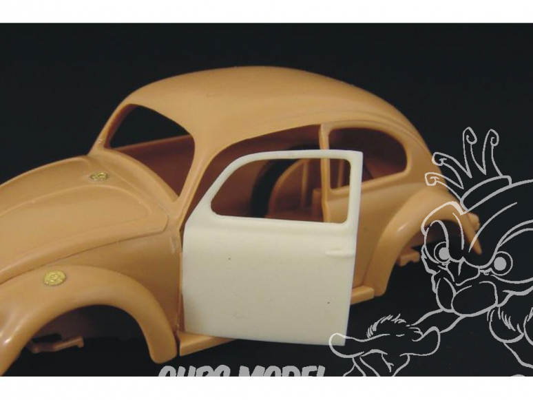 Hauler kit d'amelioration HLX48158 Porte ouverte de Volkswagen type 82E pour kit Tamiya 1/48