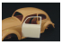 Hauler kit d&#039;amelioration HLX48158 Porte ouverte de Volkswagen type 82E pour kit Tamiya 1/48