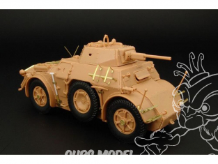 Hauler kit d'amelioration HLX48313 AB-43 Autoblinda pour kit Italeri 1/48