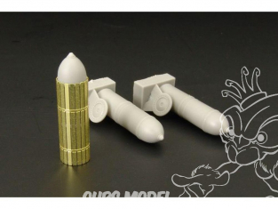 Hauler arme HLX48290 38cm Rocket pour Sturmtiger pour kit toutes marque 1/48