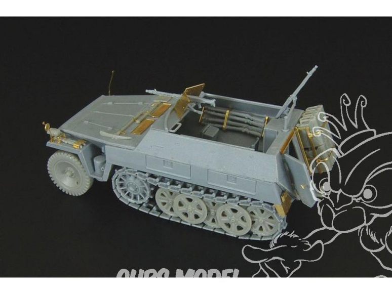 Hauler kit d'amelioration HLH72044 Sd.Kfz 250/1 AusfB pour kit MK72 1/48