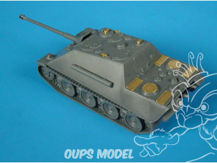 Hauler kit d'amelioration HLH72003 JAGDPANTHER Grilles pour kit Armourfast 1/72
