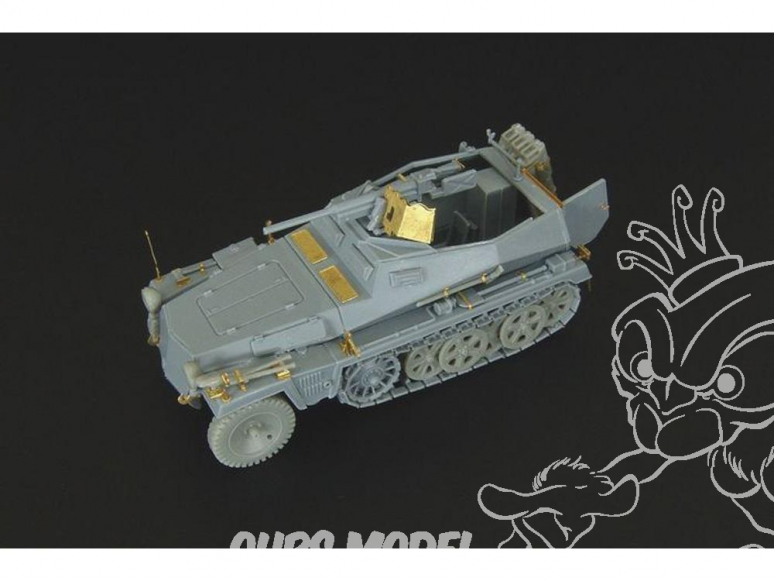 Hauler kit d'amelioration HLH72039 Sd.Kfz. 250/1 Ausf.A pour kit MK72 1/72