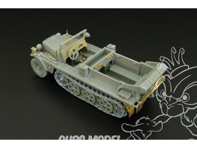 Hauler kit d'amelioration HLH72037 Sd.Kfz.10 Demag D7 pour kit MK72 1/72