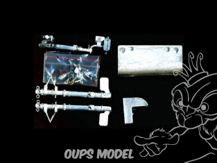 Hk Models kit d'amelioration 01EA01 Train d'atterrissage metal B-25J/H Mitchell 1/32