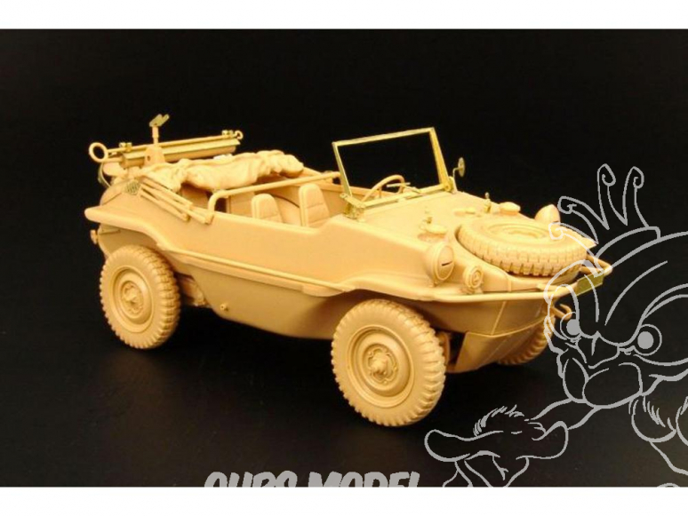 Tamiya 35224 1:35 Schwimmwagen Type 166 German Vehicle Plastic Model Kit – Unassembled, Skill Level 3
