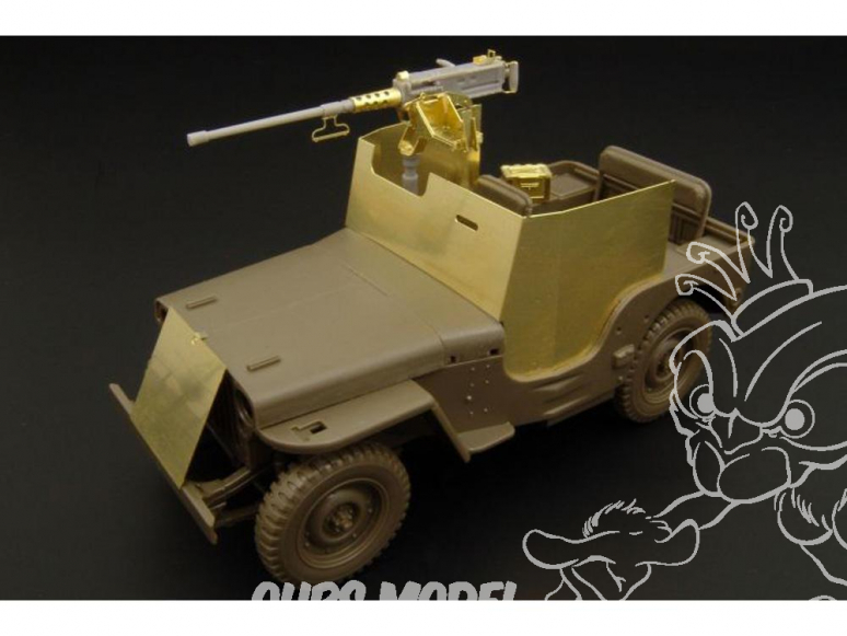 Hauler Kit d'amelioration HLU35024 JEEP blindée (82nd Airborne Div.) pour Kit Tamiya 1/35