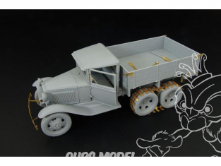 Hauler Kit d'amelioration HLU35053 GAZ-AAA pour Kit Mini Art 1/35