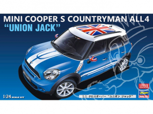 HASEGAWA maquette voiture 20253 COUNTRYMAN Union Jack 1/24