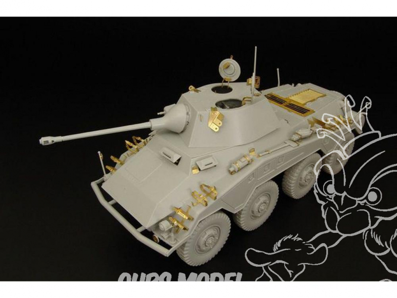 Hauler Kit d'amelioration HLU35039 Sd.Kfz 234/2 pour Kit Italeri 1/35