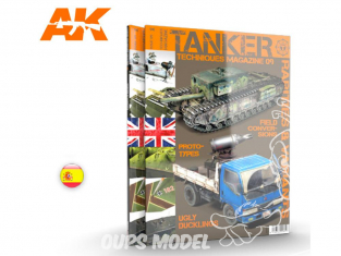 Ak interactive Magazine Tanker AK4836 N°9 Raretés et variantes en Espagnol