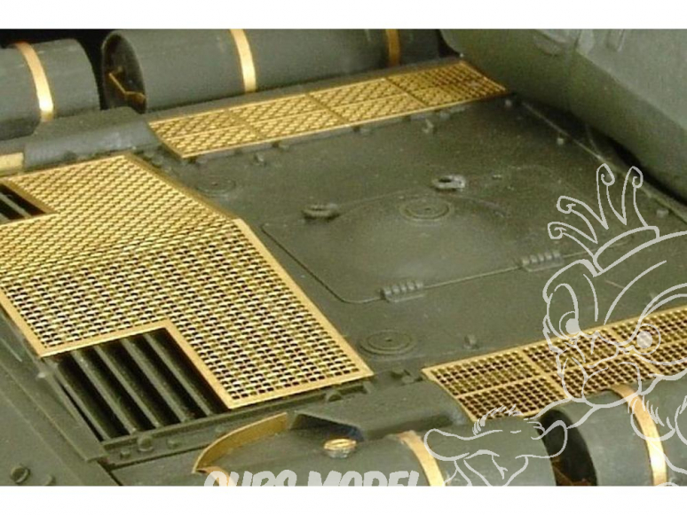 Hauler Kit d'amelioration HLU35059 IS-2 ou JS-2 Grilles pour Kit tamiya 1/35