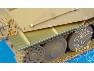 Hauler Kit d'amelioration HLU35034 Aile Hetzer pour Kit tamiya 1/35