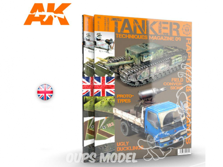 Ak interactive Magazine Tanker AK4835 N°9 Raretés et variantes en Anglais