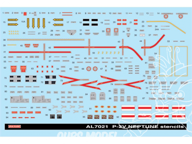 Plus Model AL7021 Decalque pour P2V Neptune 1/72