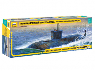 Zvezda maquette sous marin 9061 Sous-Marin Yuri Dolgorukiy 1/350