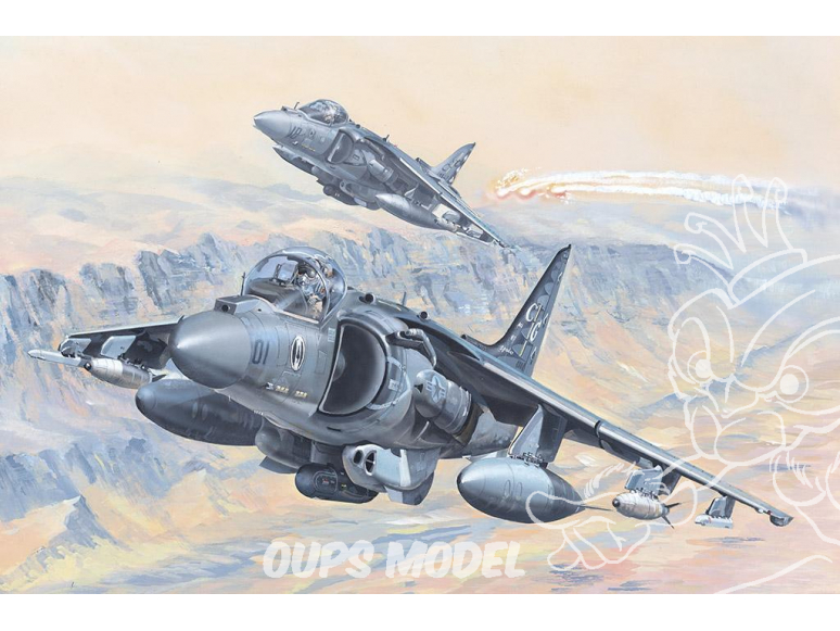 Hobby Boss maquette avion 81804 AV-8B Fighter II 1/18