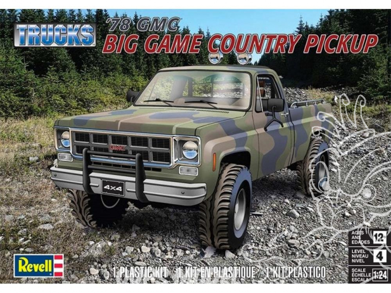 Revell US maquette voiture 7226 '78 GMC® Big Game Country Pickup 1/24