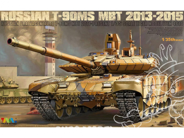 Tiger Model maquette militaire 4610 T-90MS MBT 2013 - 2015 Russe 1/35