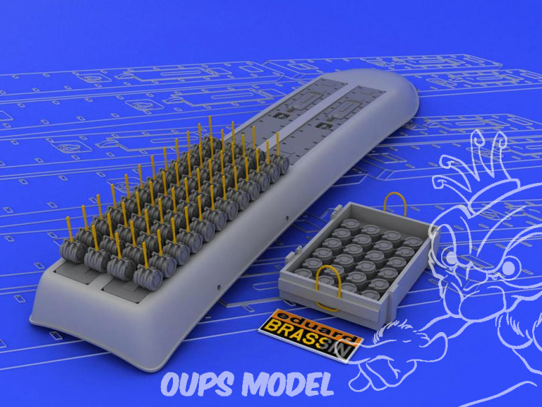 EDUARD super detaillage 632007 brassin Bombes a fragmentation SD2 1/32