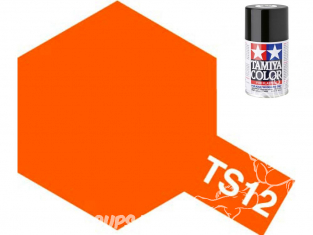 peinture maquette tamiya bombe ts12 orange