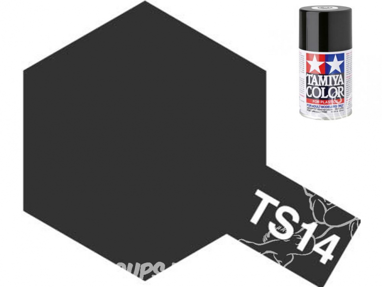 peinture maquette tamiya bombe ts14 noir