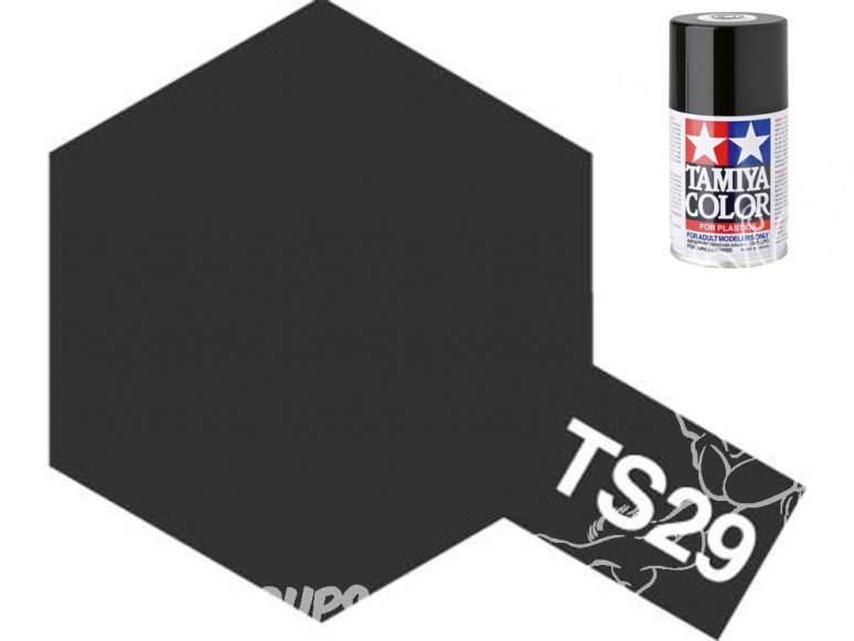 peinture maquette tamiya bombe ts29 noir satin