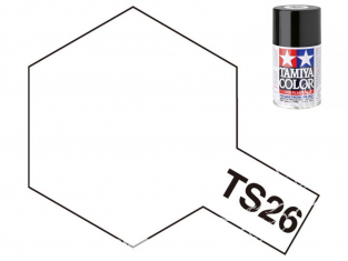 peinture maquette tamiya bombe ts26 blanc pur