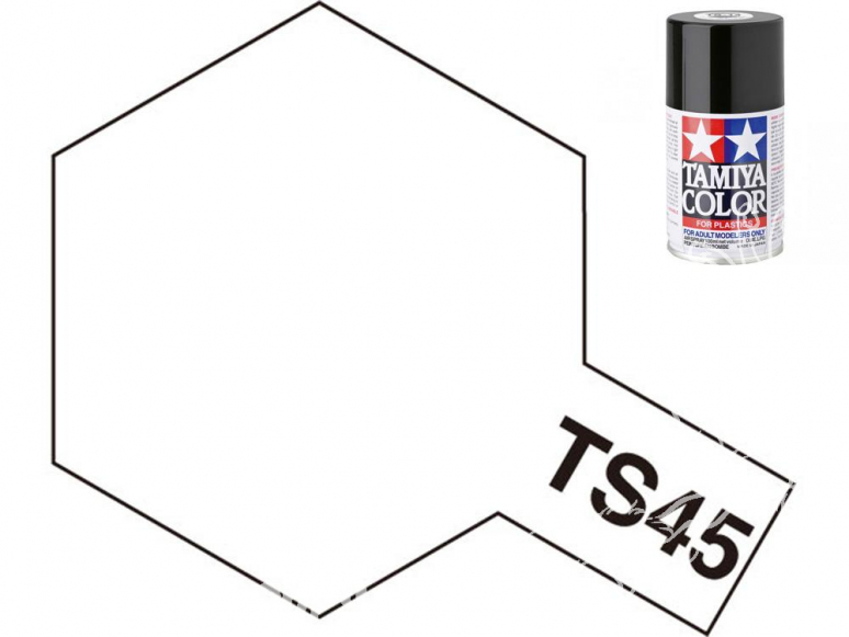 peinture maquette tamiya bombe ts45 blanc perle