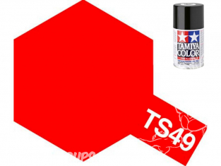 peinture maquette tamiya bombe ts49 rouge brillant