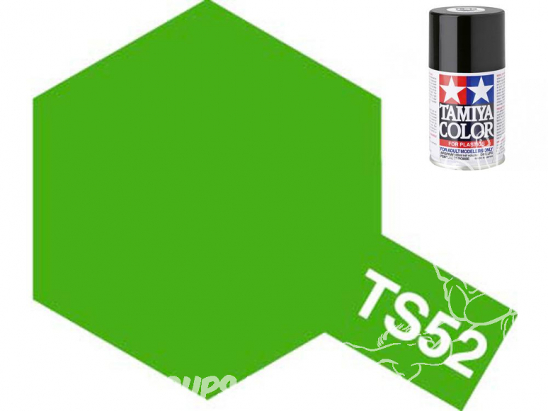 peinture maquette tamiya bombe ts52 vert citron