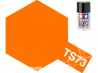 peinture maquette tamiya bombe ts73 orange translucide