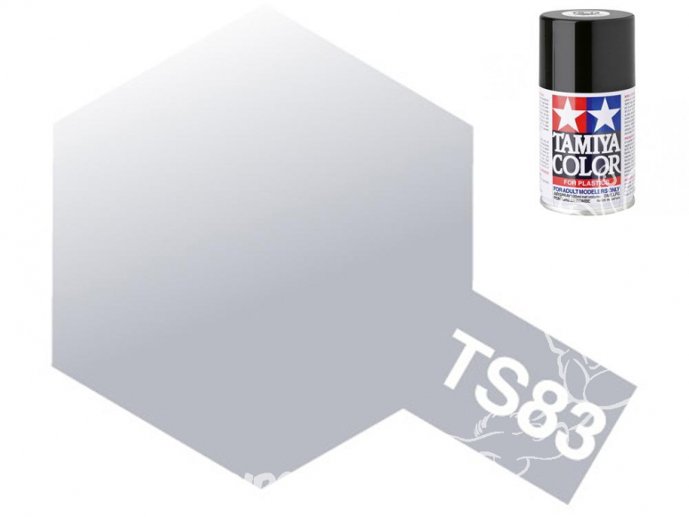 peinture maquette TAMIYA bombe ts83 Argent metallique