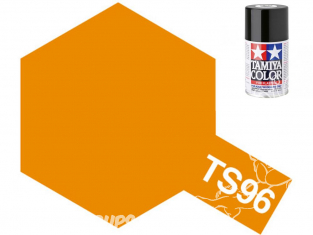 Peinture maquette tamiya bombe ts96 Orange Fluo Honda Repsol brillant